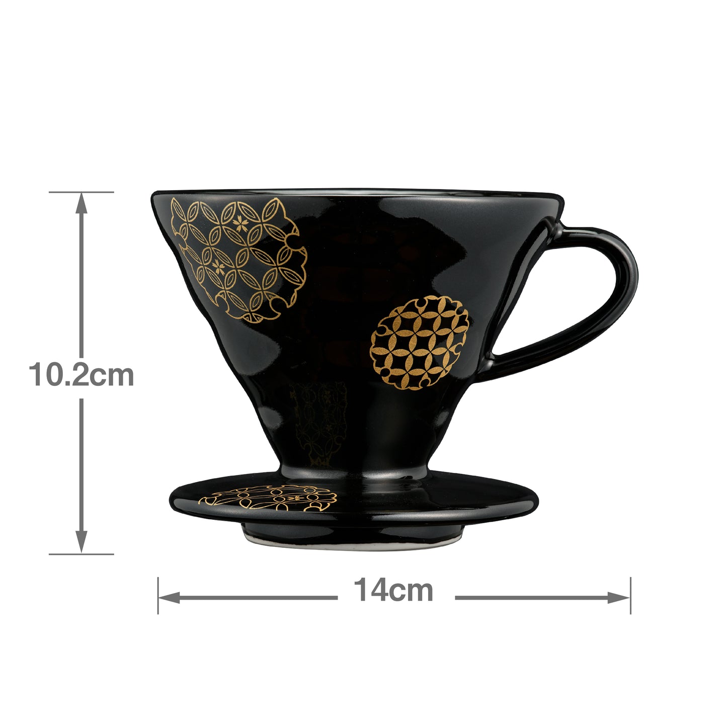 Ceramic Dripper 02 "Shippou" Seven Treasures Pattern