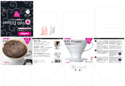 V60 Ceramic Coffee Dripper 02 (Classic Packaging)