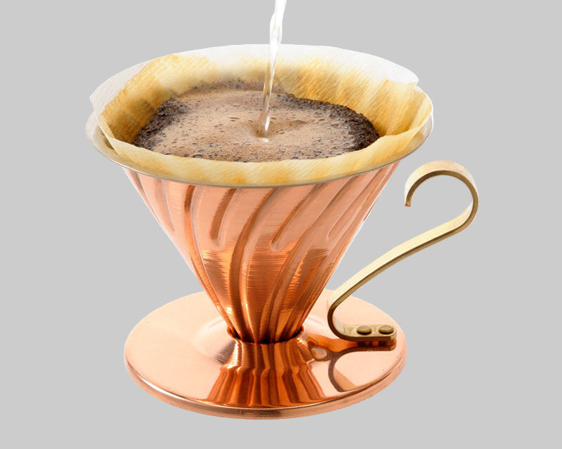 V60 Copper Dripper 02 (Clear Coating)