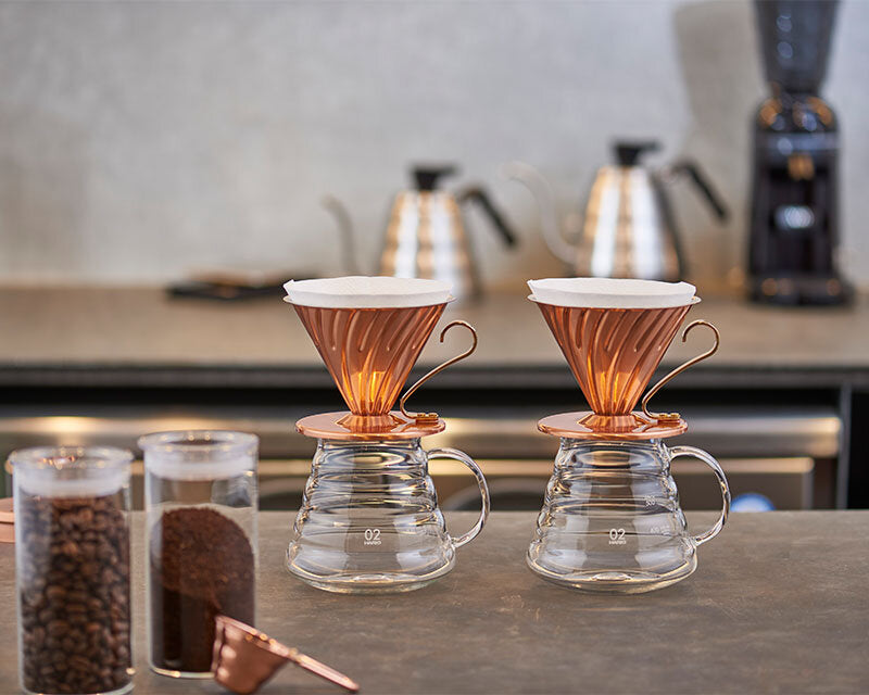 V60 Copper Dripper 02 (Clear Coating)