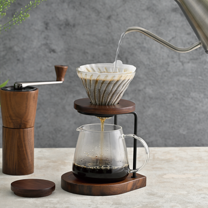Drip Stand Set Walnut