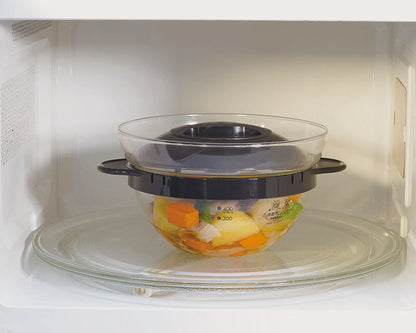 Microwave Glass Cooking Pot