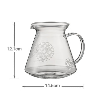 Glass Server 02 "Shippou" Seven Treasures Pattern