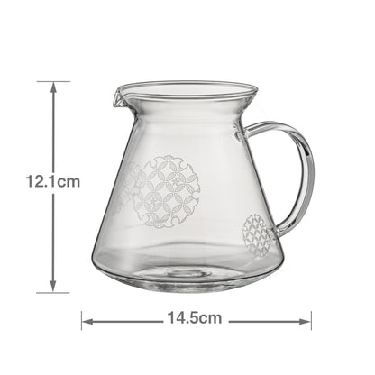 Glass Server 02 "Shippou" Seven Treasures Pattern