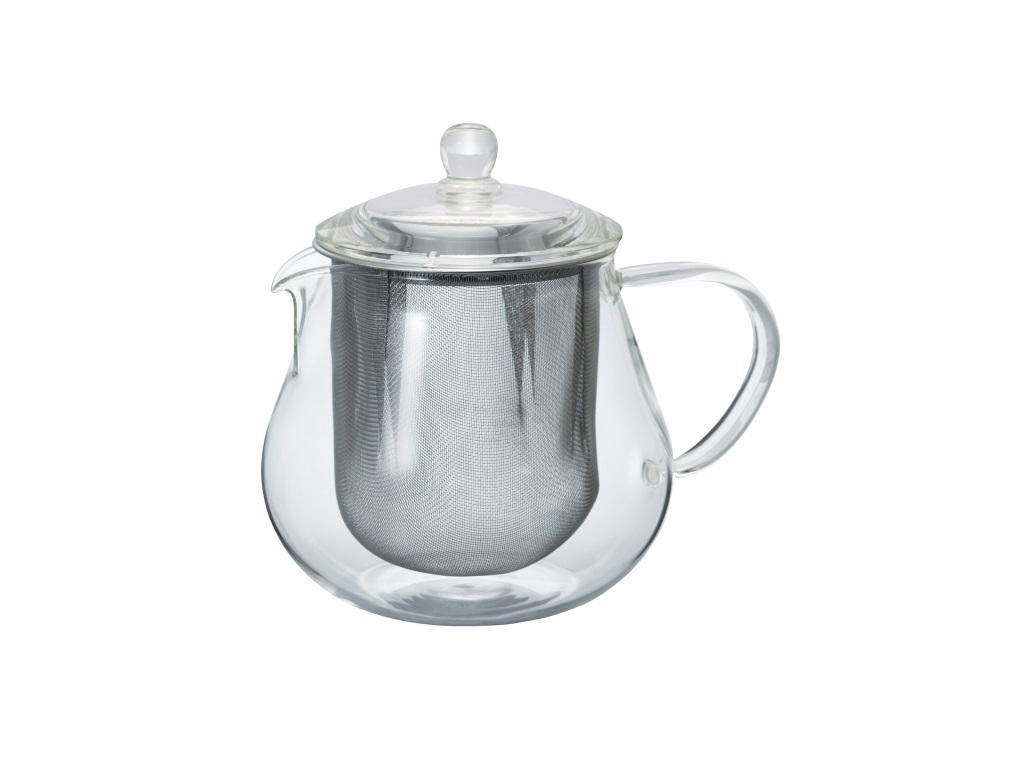 Leaf Tea Pot Clear